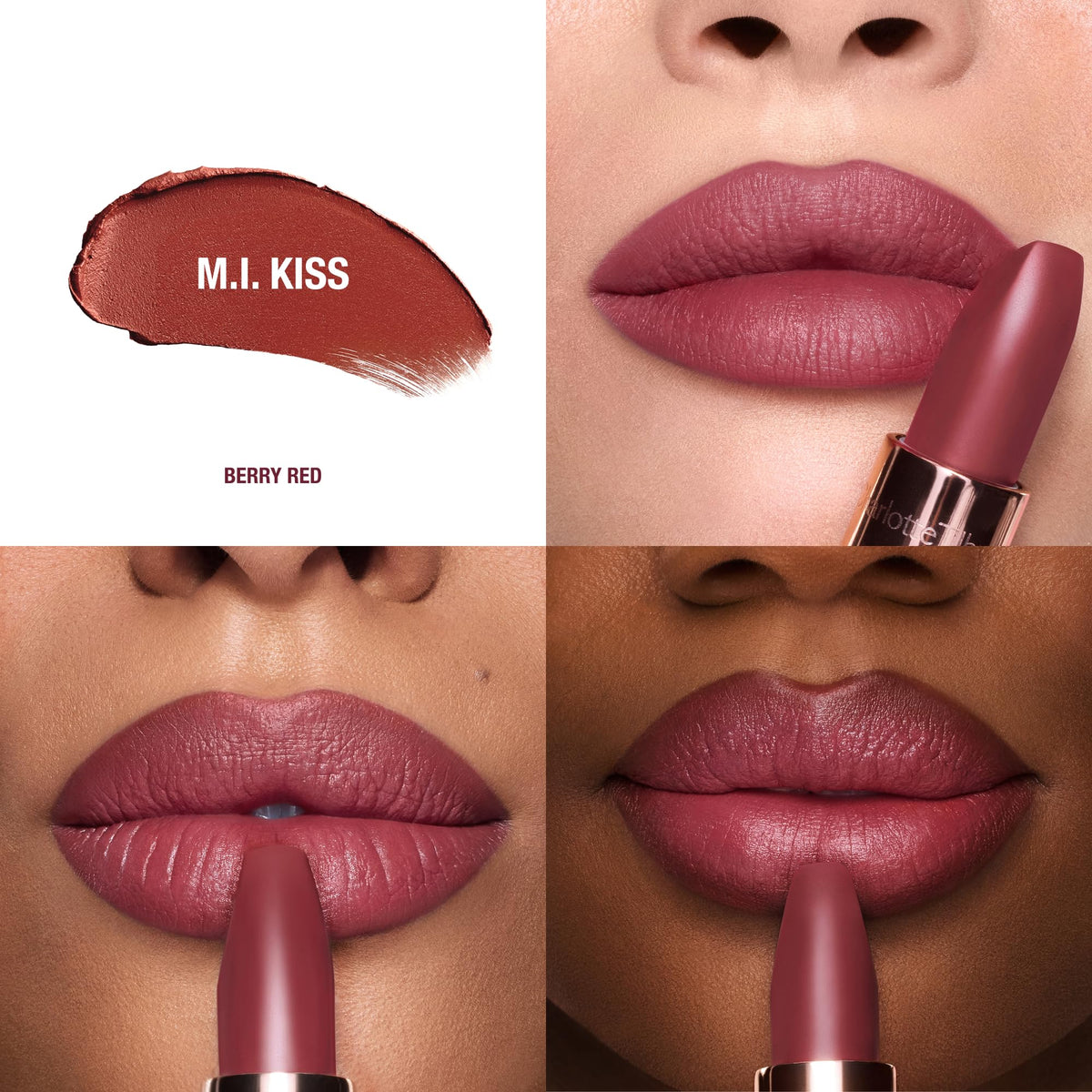 Charlotte Tilbury Matte Revolution Lipstick angled square tip