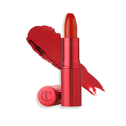 Charlotte Tilbury Matte Revolution Lipstick Fame Flame front view