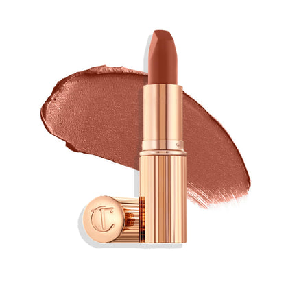 Charlotte Tilbury Matte Revolution Lipstick front view with angled square tip