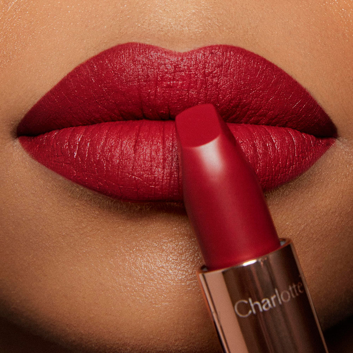 Charlotte Tilbury Matte Revolution Lipstick packaging and product