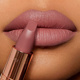 Charlotte Tilbury Matte Revolution Lipstick packaging with ingredients list