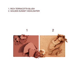 Charlotte Tilbury Mini Blush & Glow Palette with rich terracotta blush