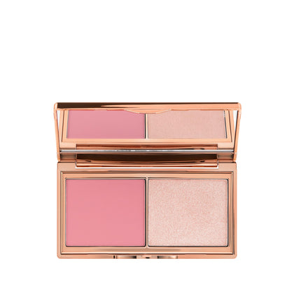 Charlotte Tilbury Mini Hollywood Blush & Glow Palette front view
