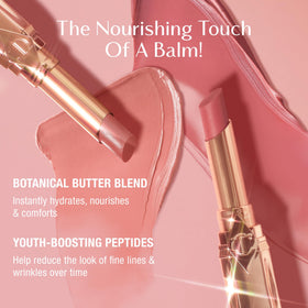 Charlotte Tilbury Pillow Talk Blush Balm Lip Tint close-up