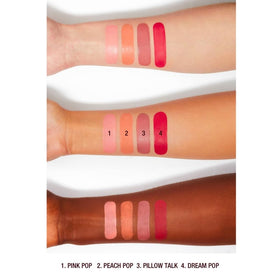 Charlotte Tilbury Pillow Talk Matte Liquid Blush Wand applied on cheeks