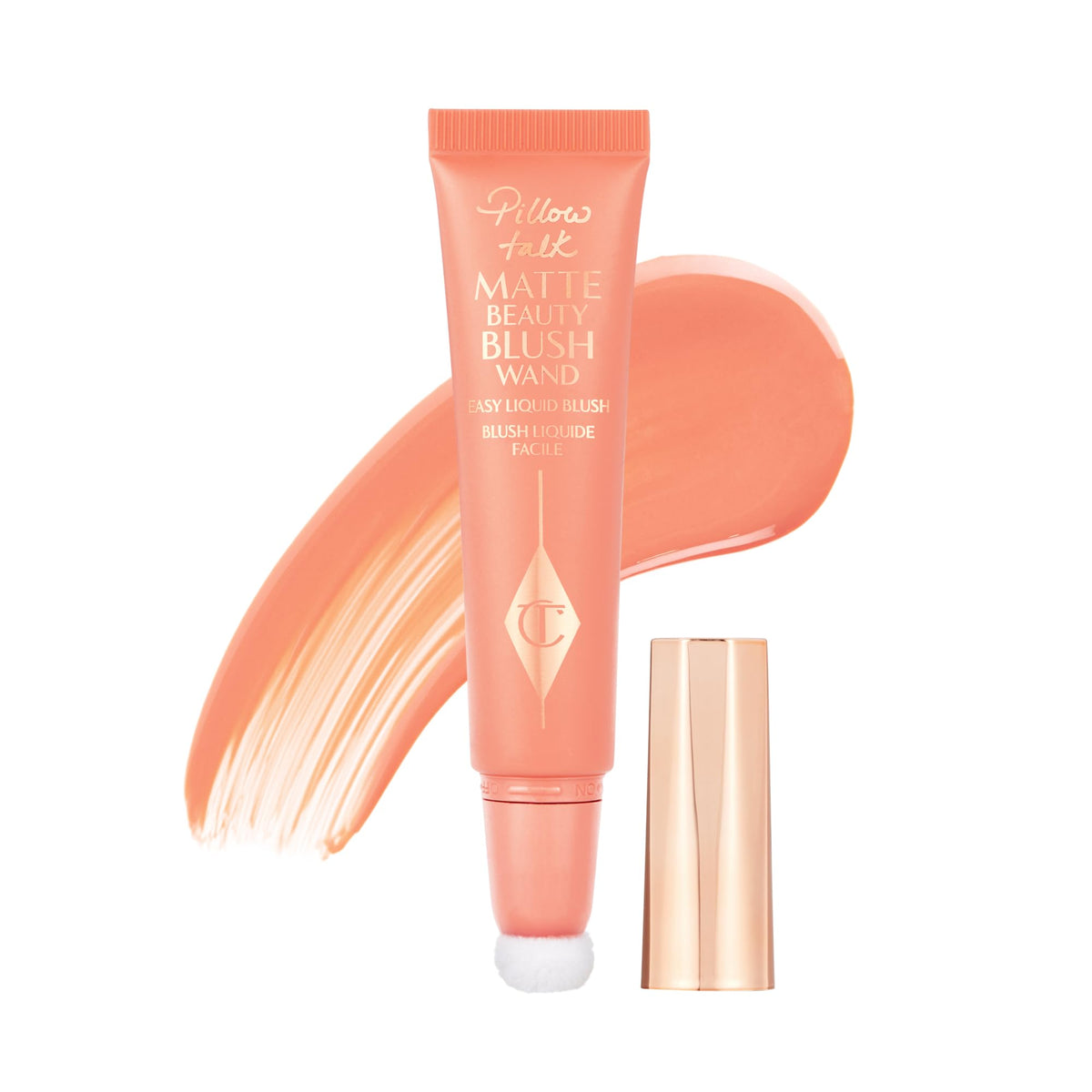 Charlotte Tilbury Pillow Talk Matte Liquid Blush Wand front view