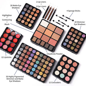 CHARMCODE 132 Colour Makeup Box open with vibrant shades