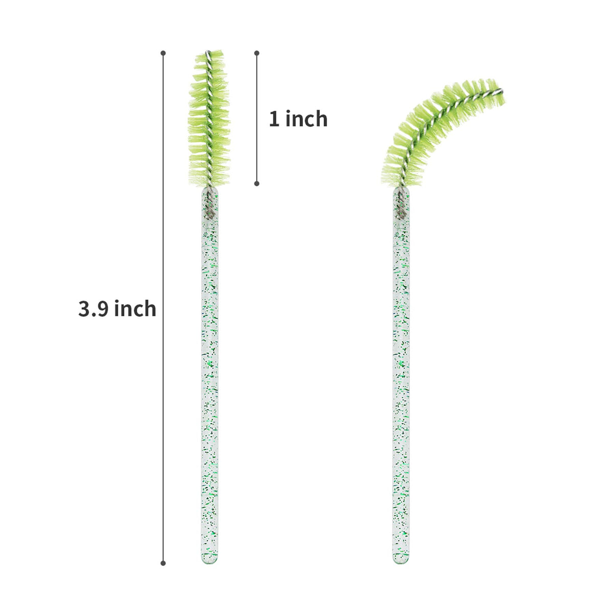 CHEFBEE eyelash spoolies demonstrating hygienic use for mascara