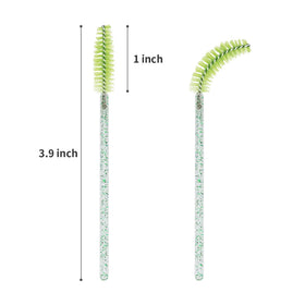 CHEFBEE eyelash spoolies demonstrating hygienic use for mascara