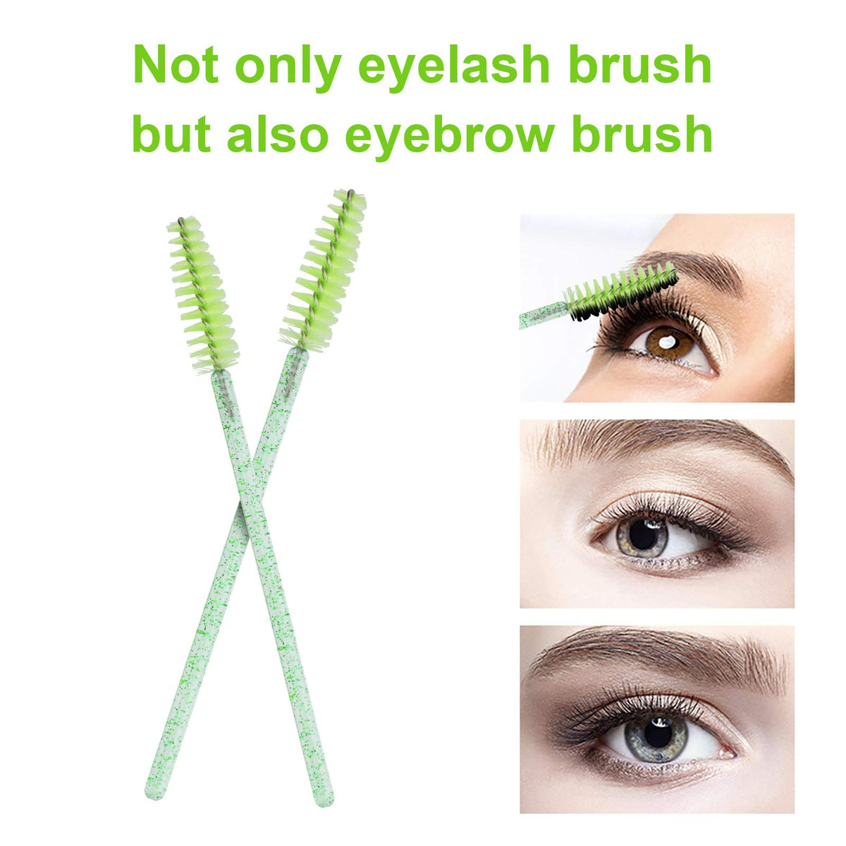 CHEFBEE spoolies brush showing soft bristles for makeup use