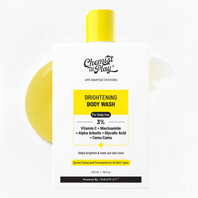 Chemist at Play Brightening Body Wash bottle front view