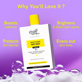 Chemist at Play Brightening Body Wash gel texture close-up
