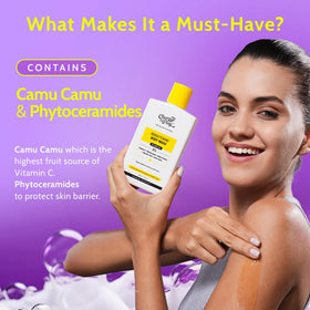 Chemist at Play Brightening Body Wash packaging side view