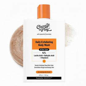 Chemist at Play Exfoliating Body Wash front view with 15.9 Fl Oz label