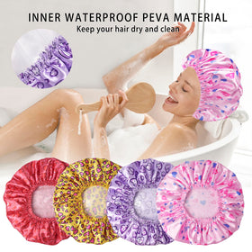 CHFONG Shower Cap in a lifestyle setting