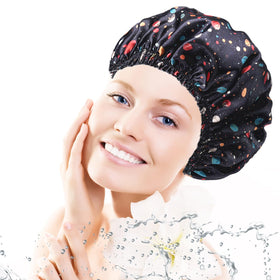CHFONG Shower Cap side view showing elastic edge