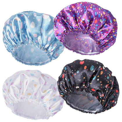 CHFONG Shower Caps front view in assorted colours