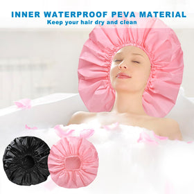 CHFONG Super Jumbo Shower Cap close-up of elastic band