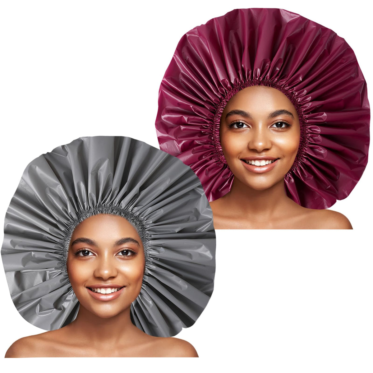 CHFONG Super Jumbo Shower Cap front view in vibrant colour