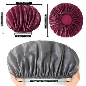 CHFONG Super Jumbo Shower Cap lifestyle scene in bathroom