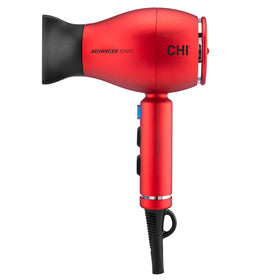 CHI 1875 Series Compact Hair Dryer in red with sleek design