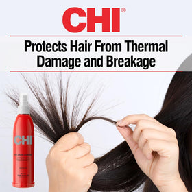 CHI 44 Iron Guard Thermal Protection Spray 8 Oz with styling tools