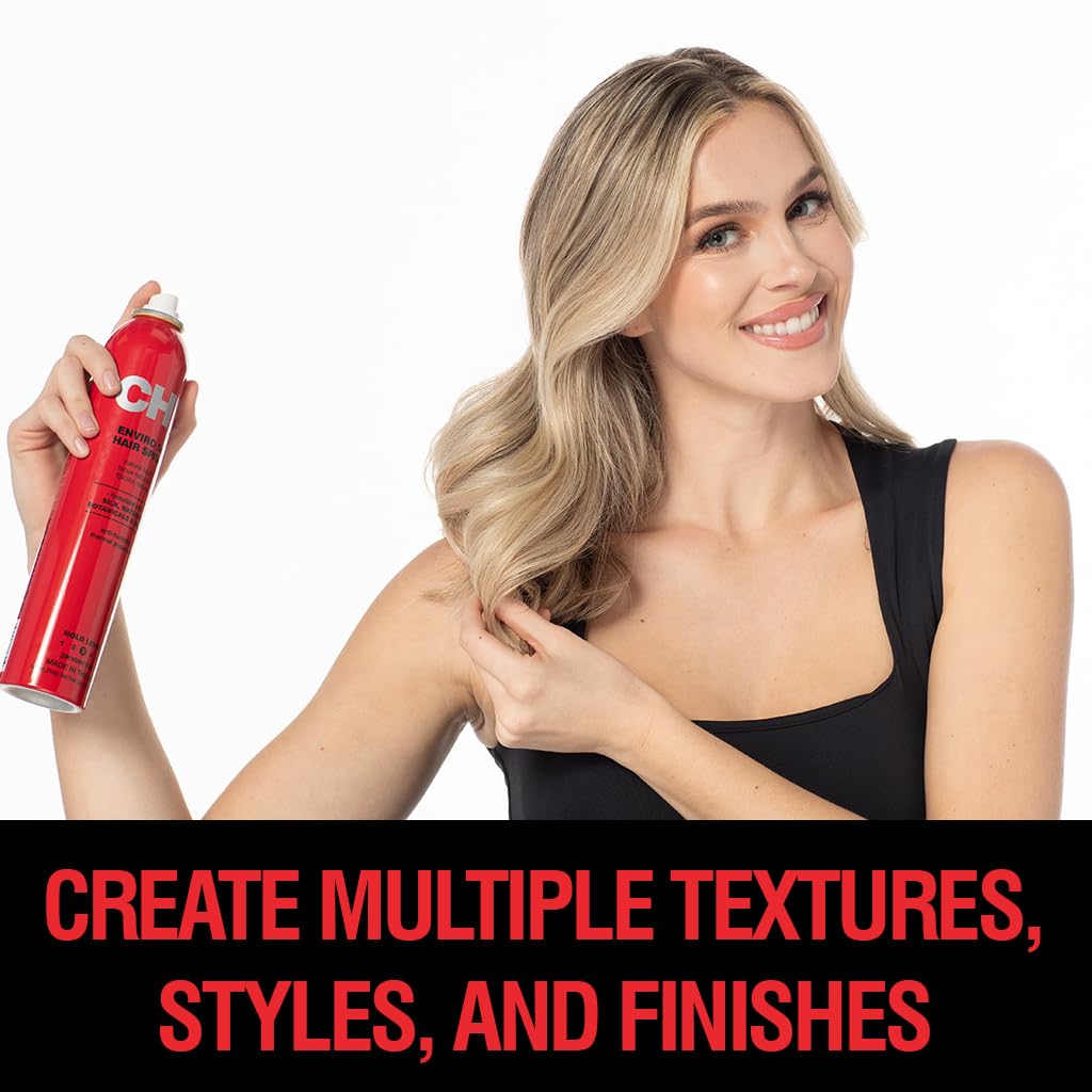 CHI Enviro 54 Hairspray 10 Oz lifestyle scene