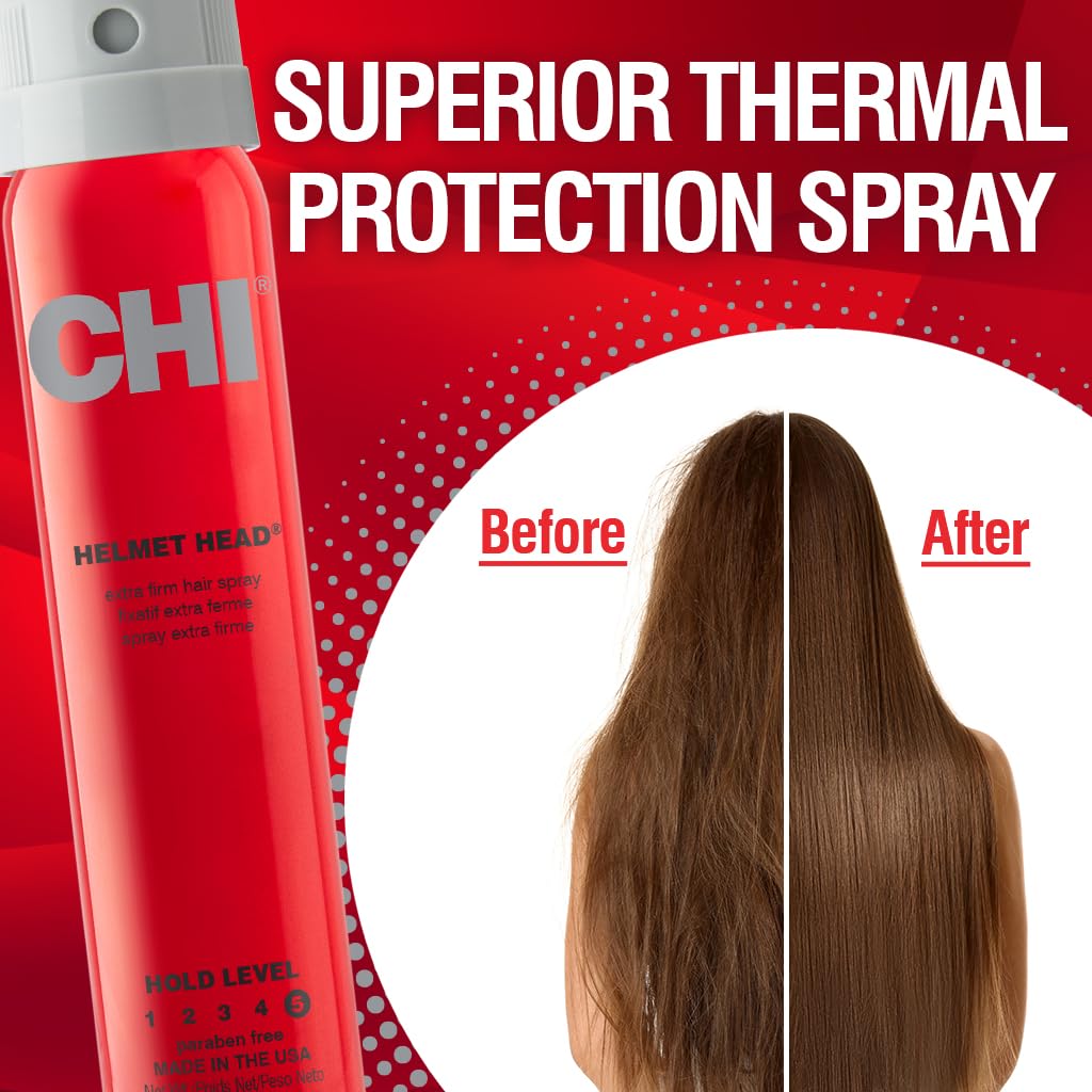 CHI Helmet Head Extra Firm Hairspray 2.6 oz packaging