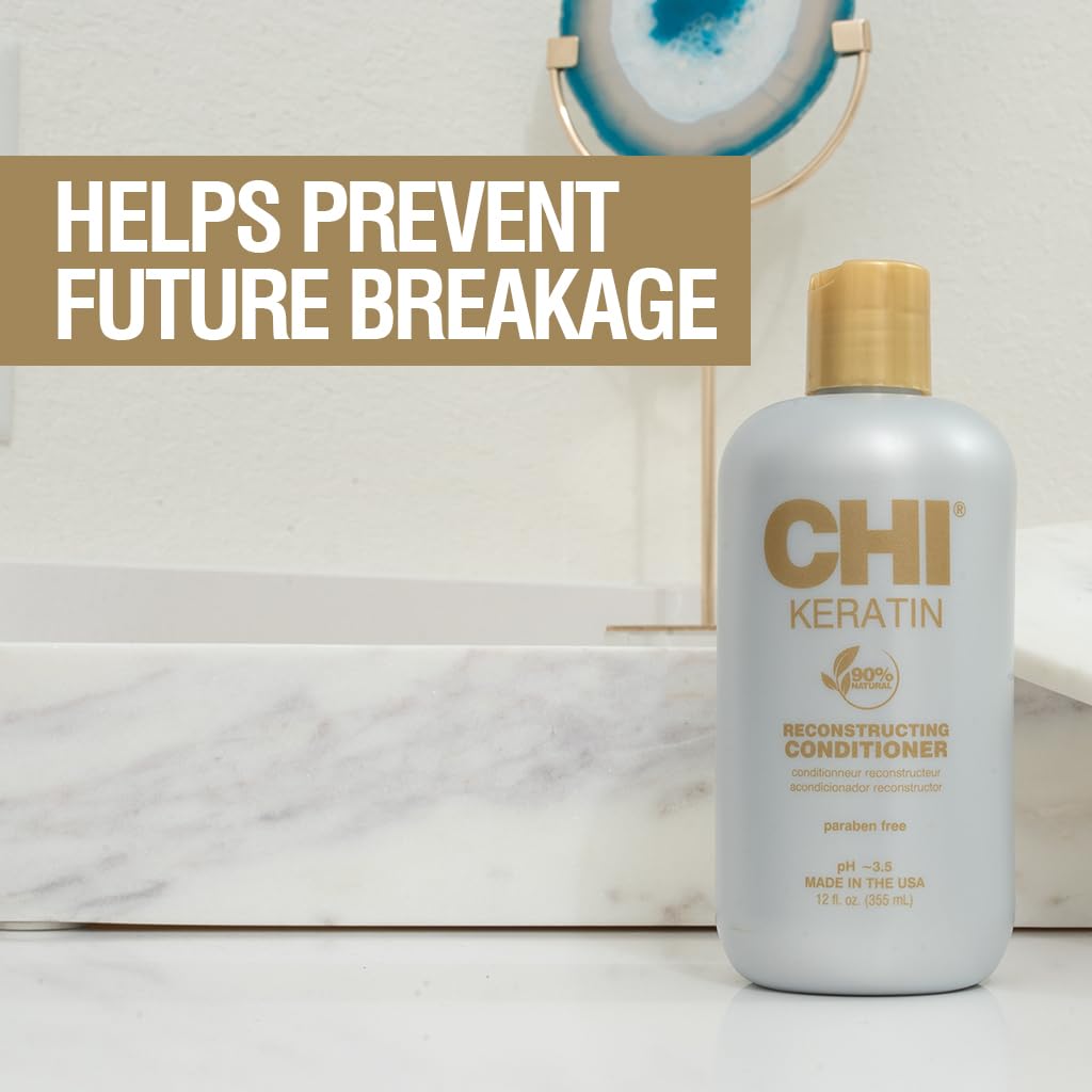 CHI Keratin Conditioner packaging side view