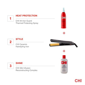 CHI Original 1" Ceramic Straightener with sleek finish