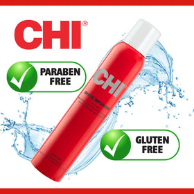 CHI Shine Infusion Hair Spray 5.3 Oz side view