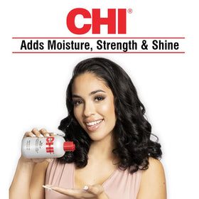 CHI Silk Infusion Leave-In Hair 12 Oz lifestyle use