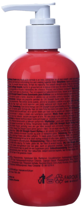CHI Straight Guard Cream Styler 8.5oz application on hair