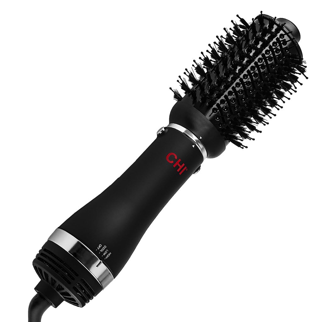CHI Volumizer 4-in-1 Blowout Brush front view with attachments