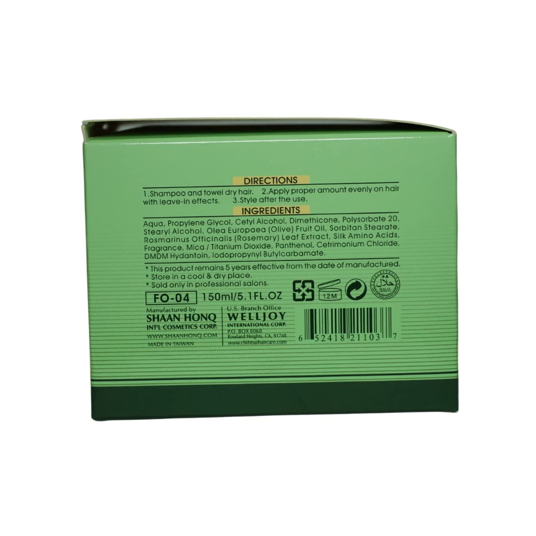Chihtsai Olive Instant 150ml with styling tools