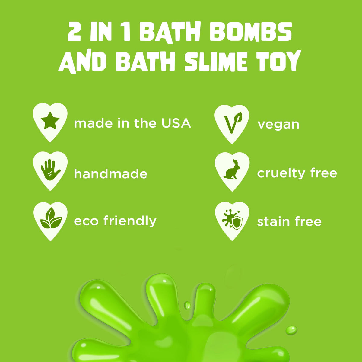 Child playing with slime from Two Sisters Bubble Bomb
