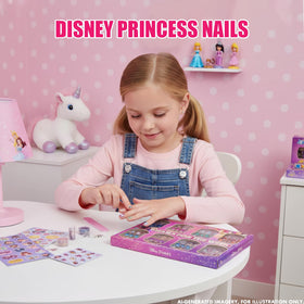 Child showing off her decorated nails from the Townley Girl set