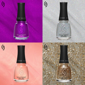 China Glaze Black Diamond Nail Lacquer packaging