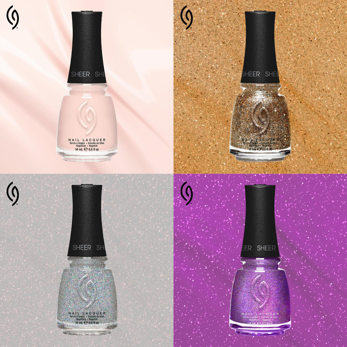 China Glaze Good Luxe Charm Nail Lacquer with other nail products