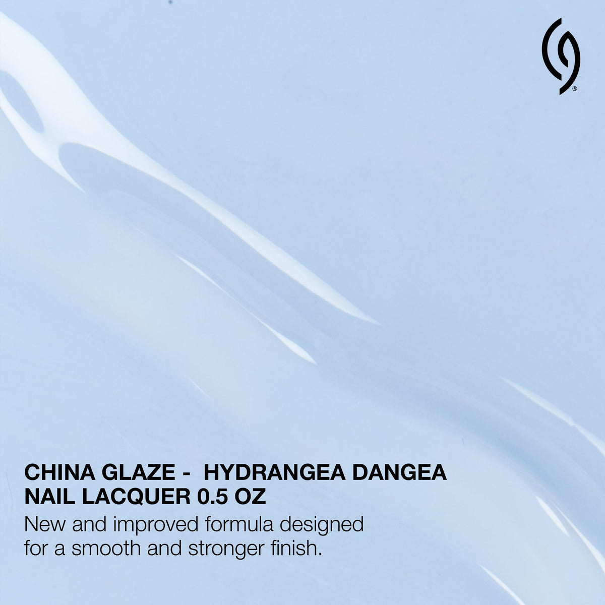 China Glaze Hydrangea Dangea Nail Polish application on nails