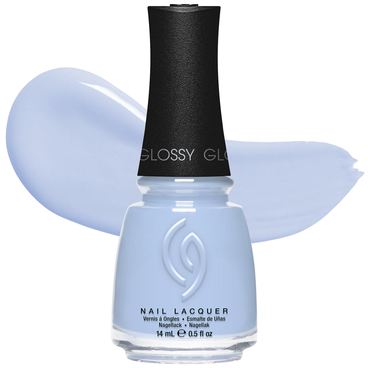 China Glaze Hydrangea Dangea Nail Polish in use during a manicure