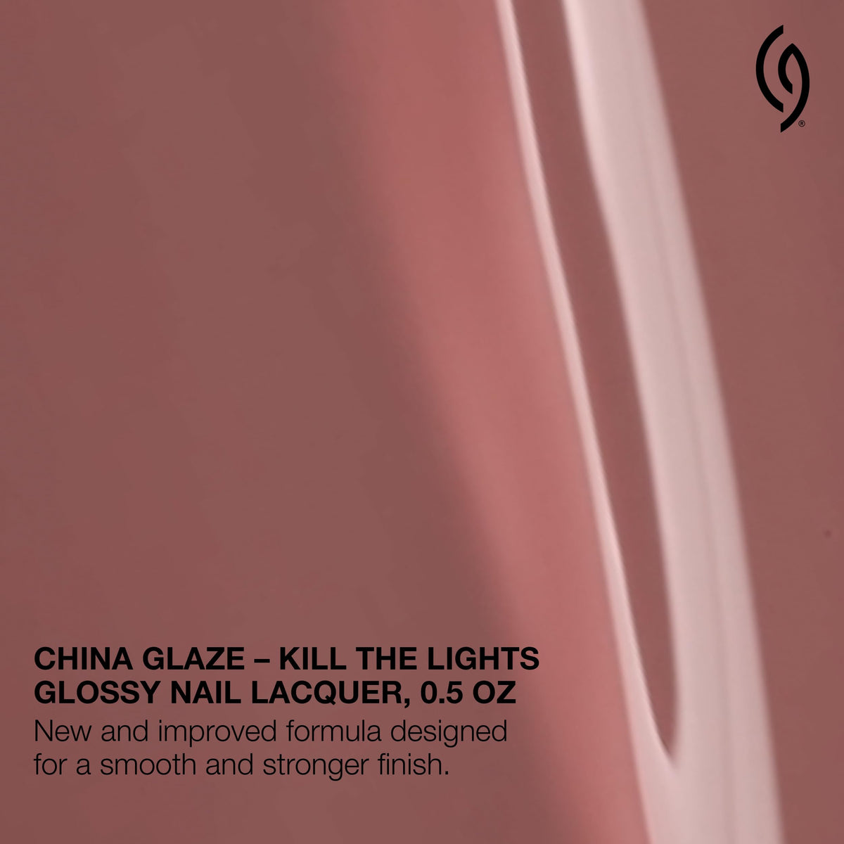 China Glaze Nail Lacquer Kill the Lights application on nails