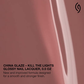 China Glaze Nail Lacquer Kill the Lights application on nails