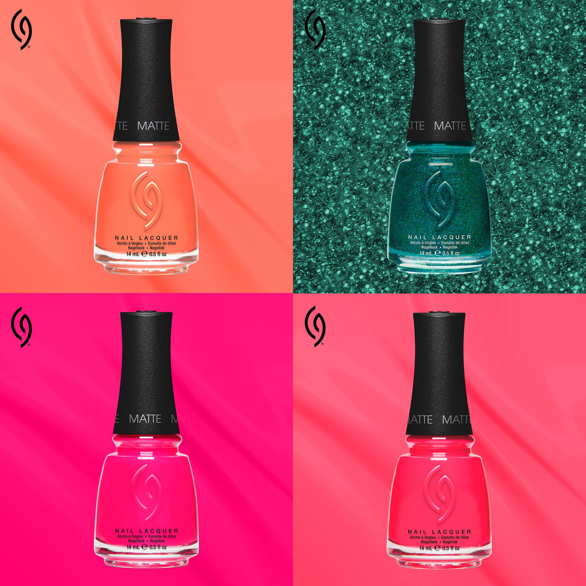 China Glaze Orange Knockout nail polish packaging