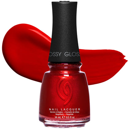 China Glaze Red-Pearl Nail Polish 0.5 fl oz front view