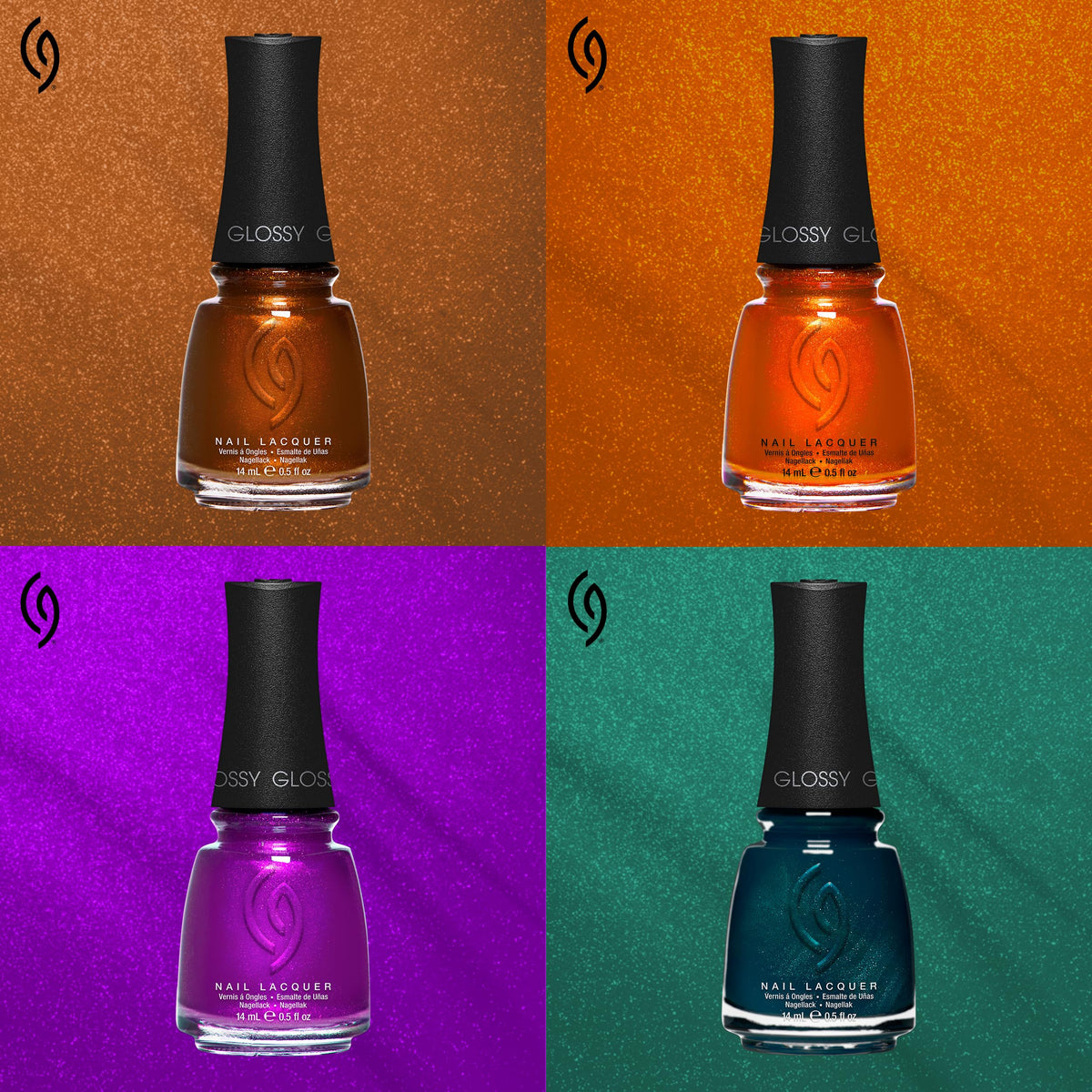 China Glaze Red-Pearl Nail Polish packaging details