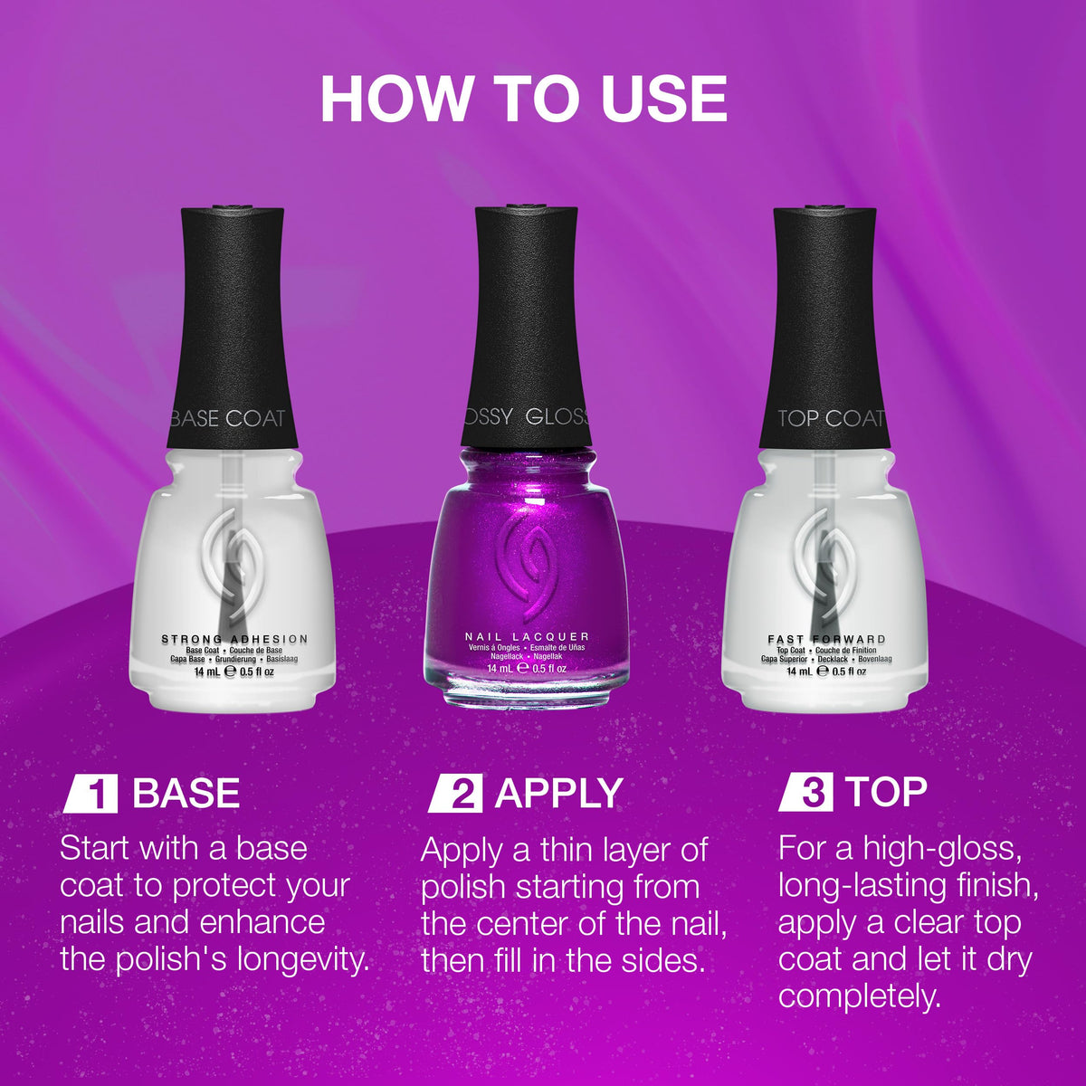 China Glaze Summer Reign nail polish in packaging