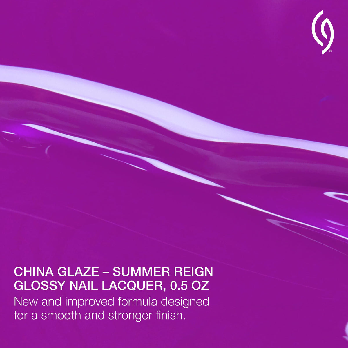 China Glaze Summer Reign nail polish swatch on nails
