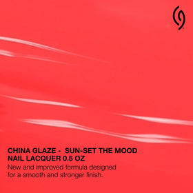 China Glaze Sun-Set the Mood Nail Lacquer bottle side view