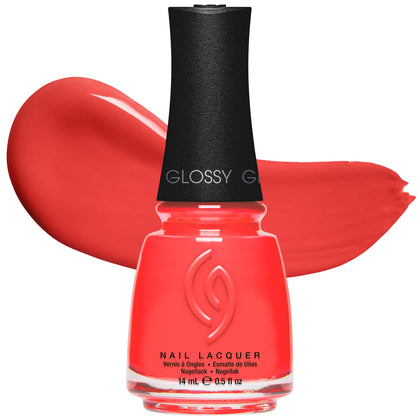 China Glaze Sun-Set the Mood Nail Lacquer front view 0.5 Fl Oz
